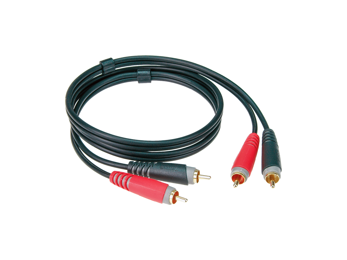 Klotz 2 x RCA to 2 x RCA Phono - 1M