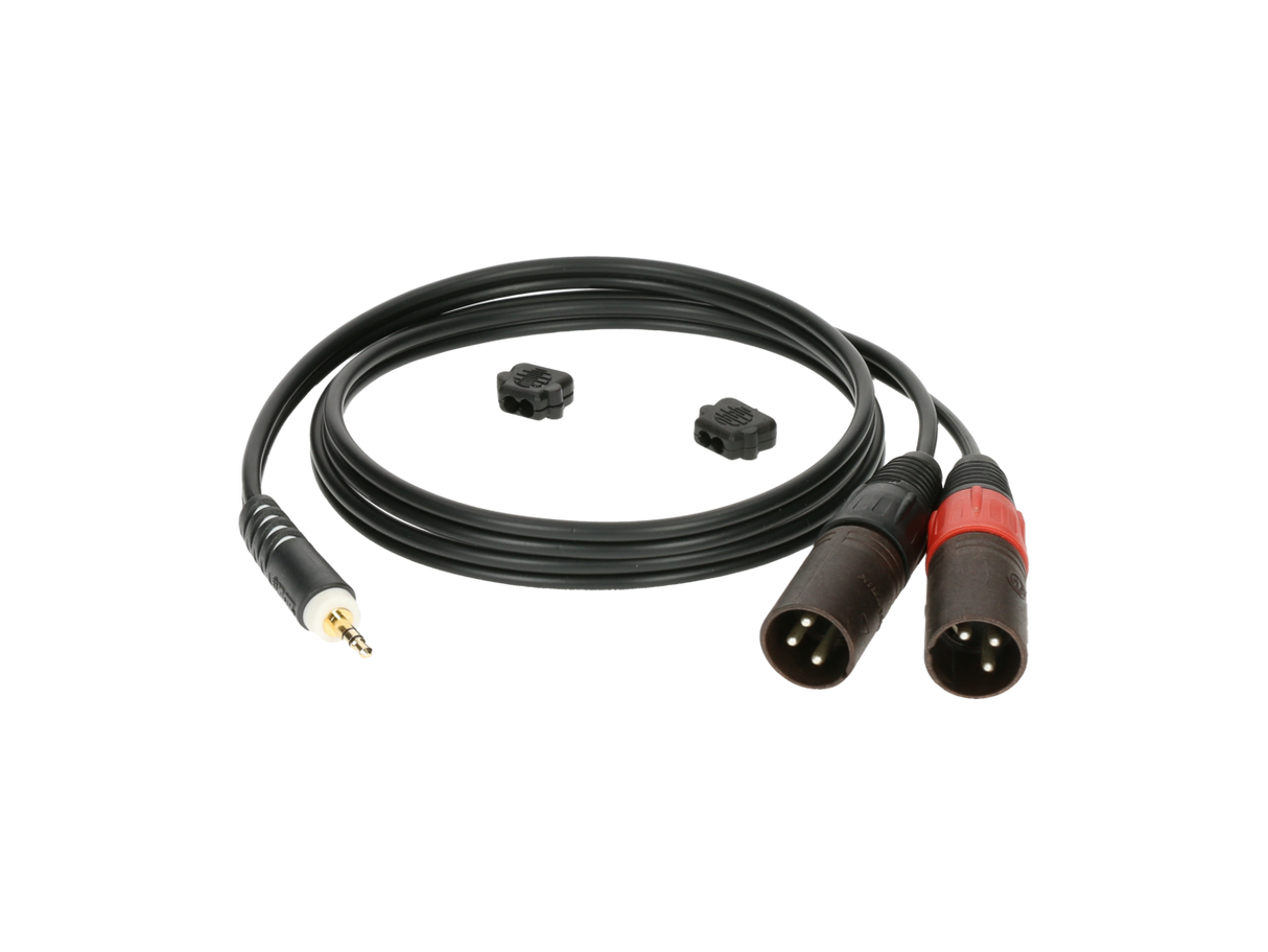 Y cable - lightweight TRS 3.5 mm - 2x XLR M