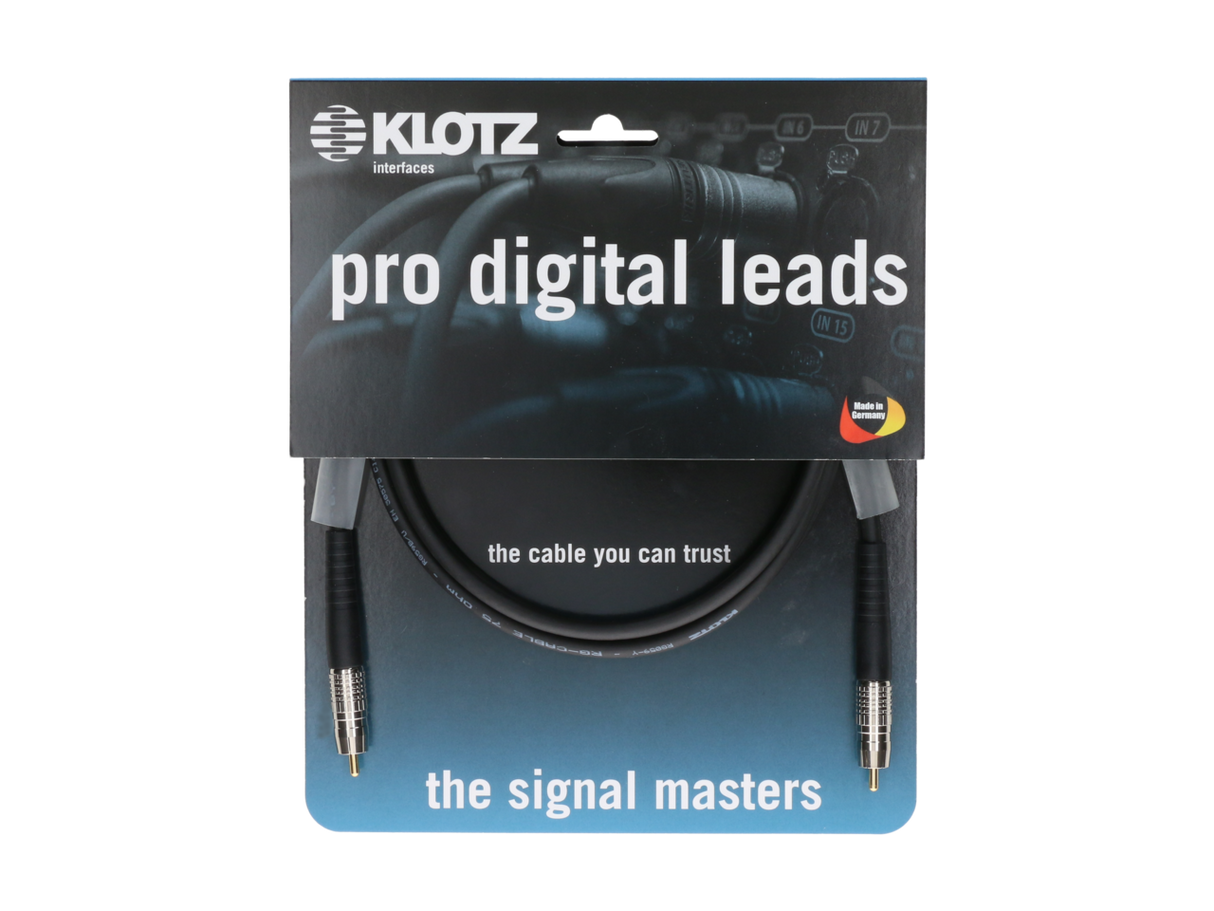 pro digital leads SPDIF cable RCA - RCA 1M
