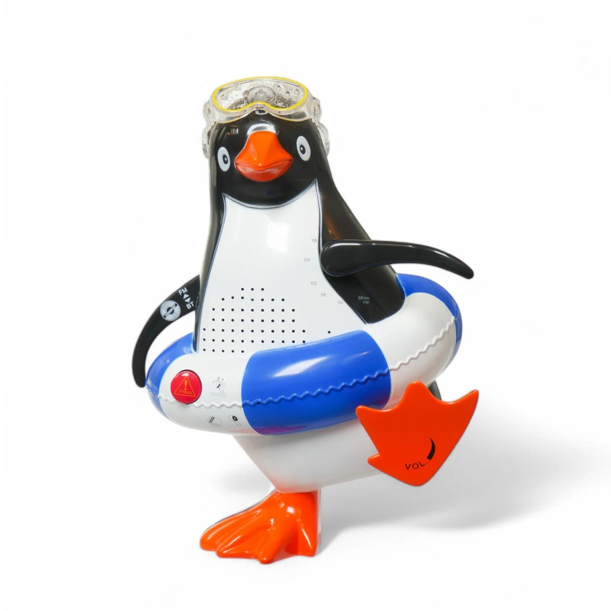 Penguin   Shower   Radio   And   Bluetooth   Speaker-  Blue