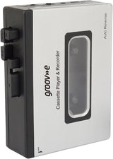 Groove Retro Series Personal Cassette Player & Recorder with Bluetooth - Silver