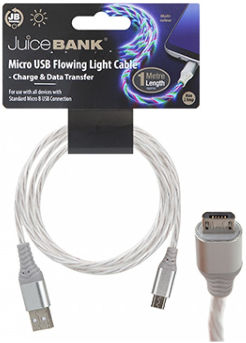 JUICE BANK FLOWING MICRO MULTI CHARGE & SYNC CABLE 1M