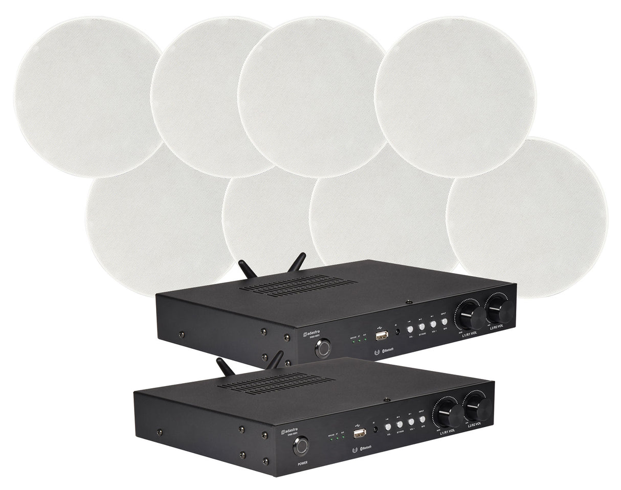 Smart Pack Multiroom 2 WiFi amps, 4 zones
