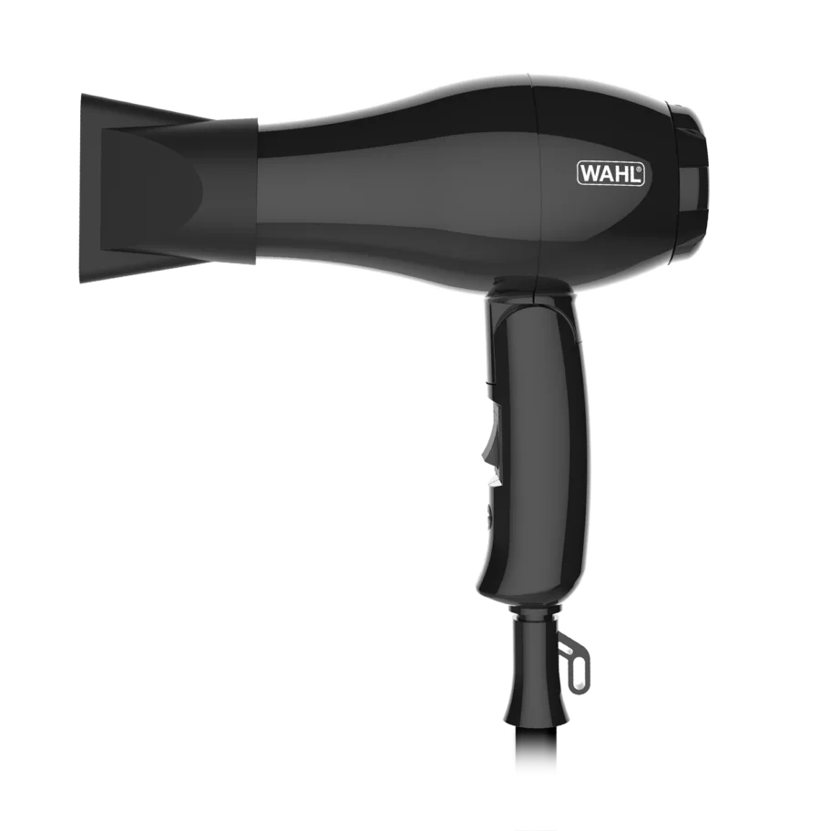 ZX982 1000W Travel Hairdryer and Diffuser - Black