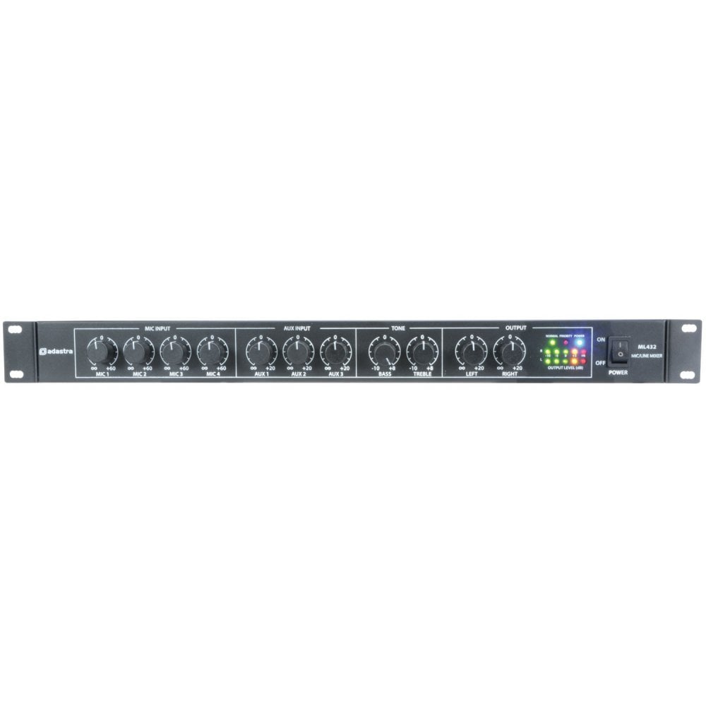 1U Mic/Line Rack Mixer