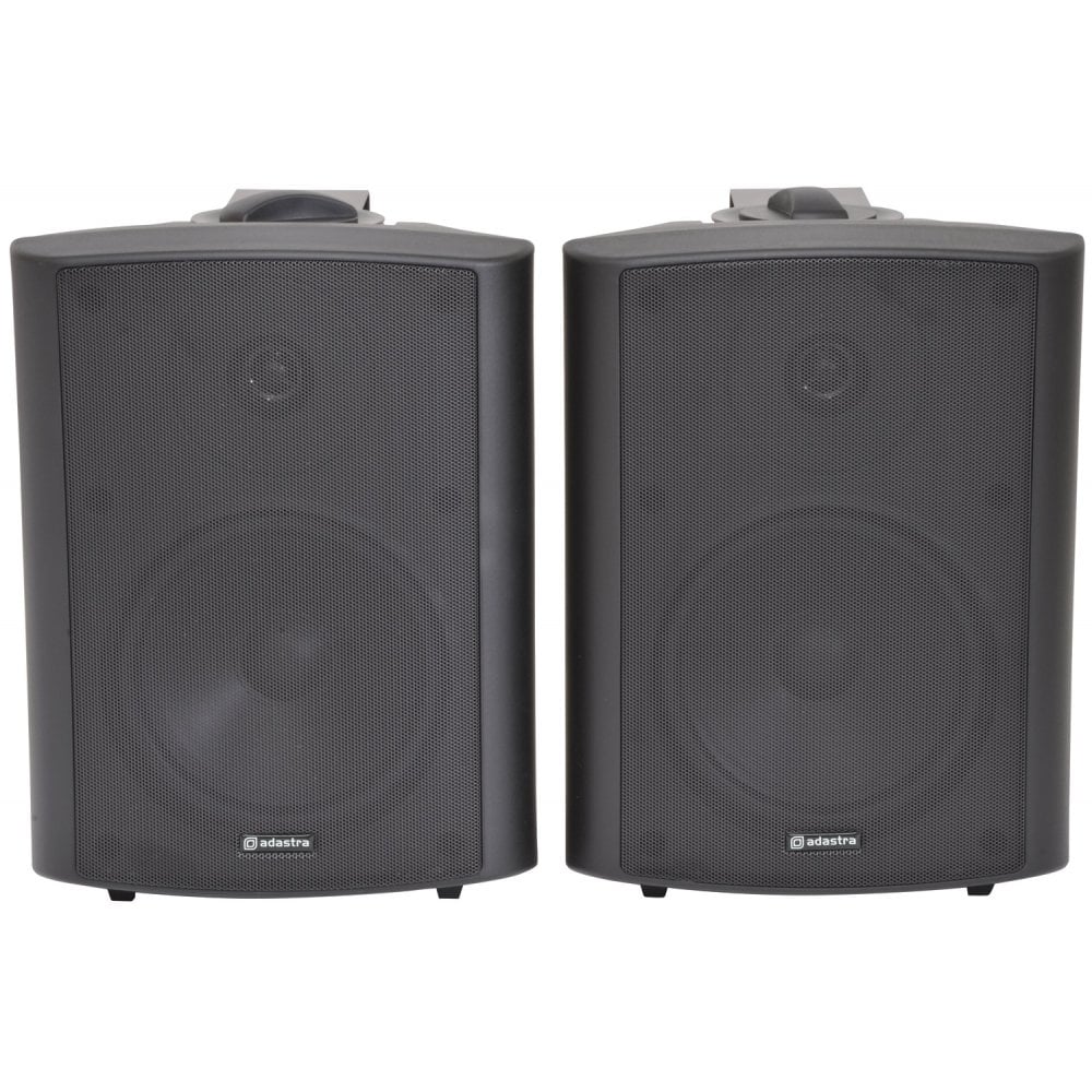 6.5" Black Pair  Stereo Background Speakers
