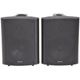 6.5" Black Pair  Stereo Background Speakers