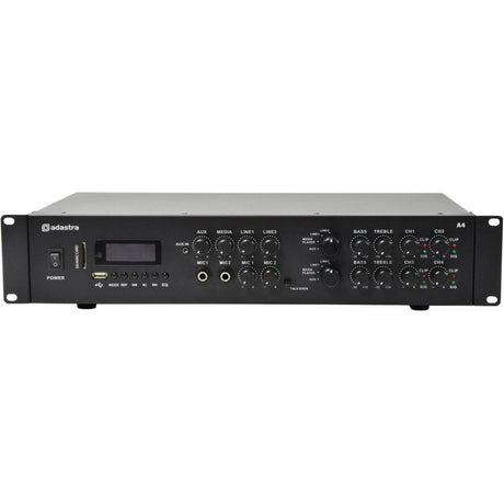 A4 Dual Stereo PA Amplifier 2 x 2 x 200W