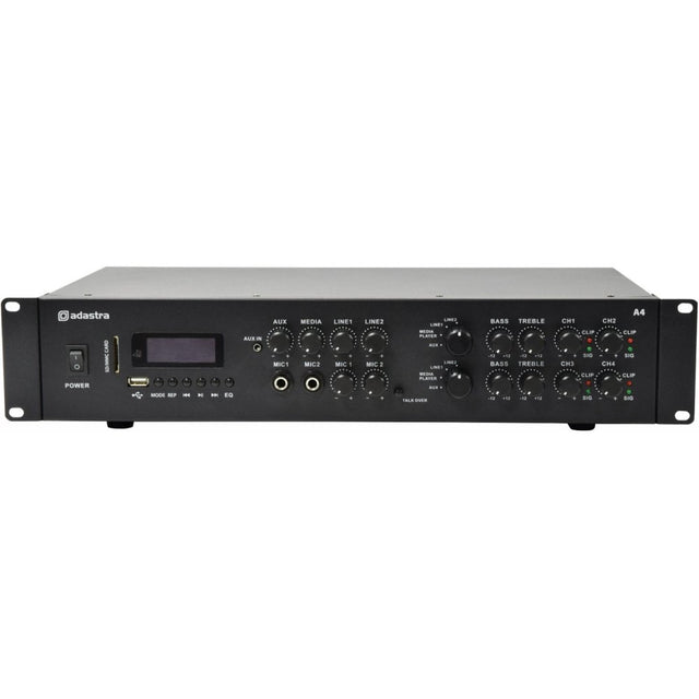 A4 Dual Stereo PA Amplifier 2 x 2 x 200W