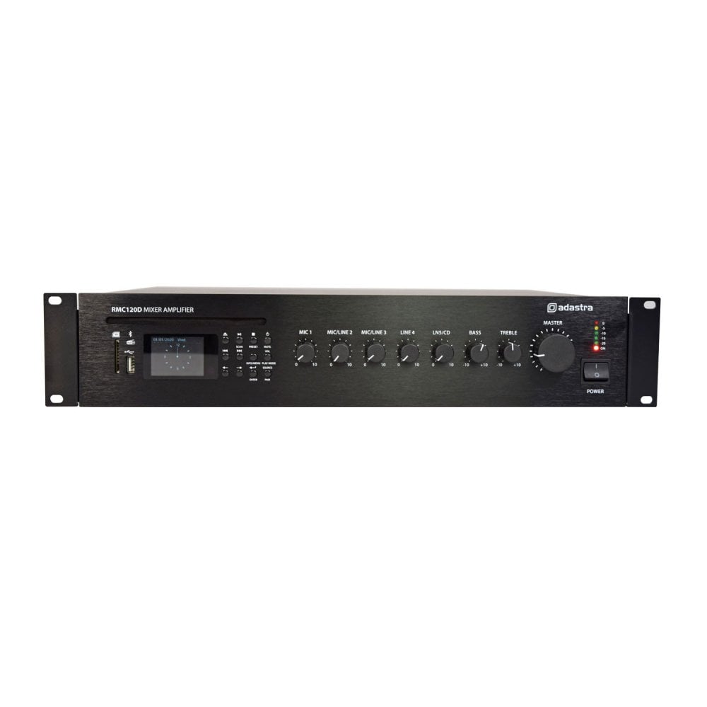 RMC-series Mixer-Amps 100V with CD, DAB+, BT and MP3 Player 120W