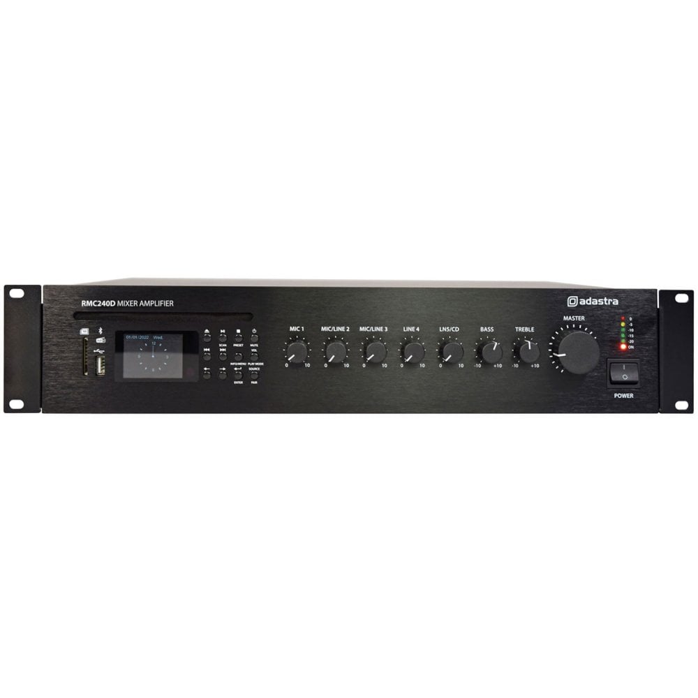 RMC240D RMC-series Mixer-Amp 100V with CD, DAB+, BT and MP3 Player 240W