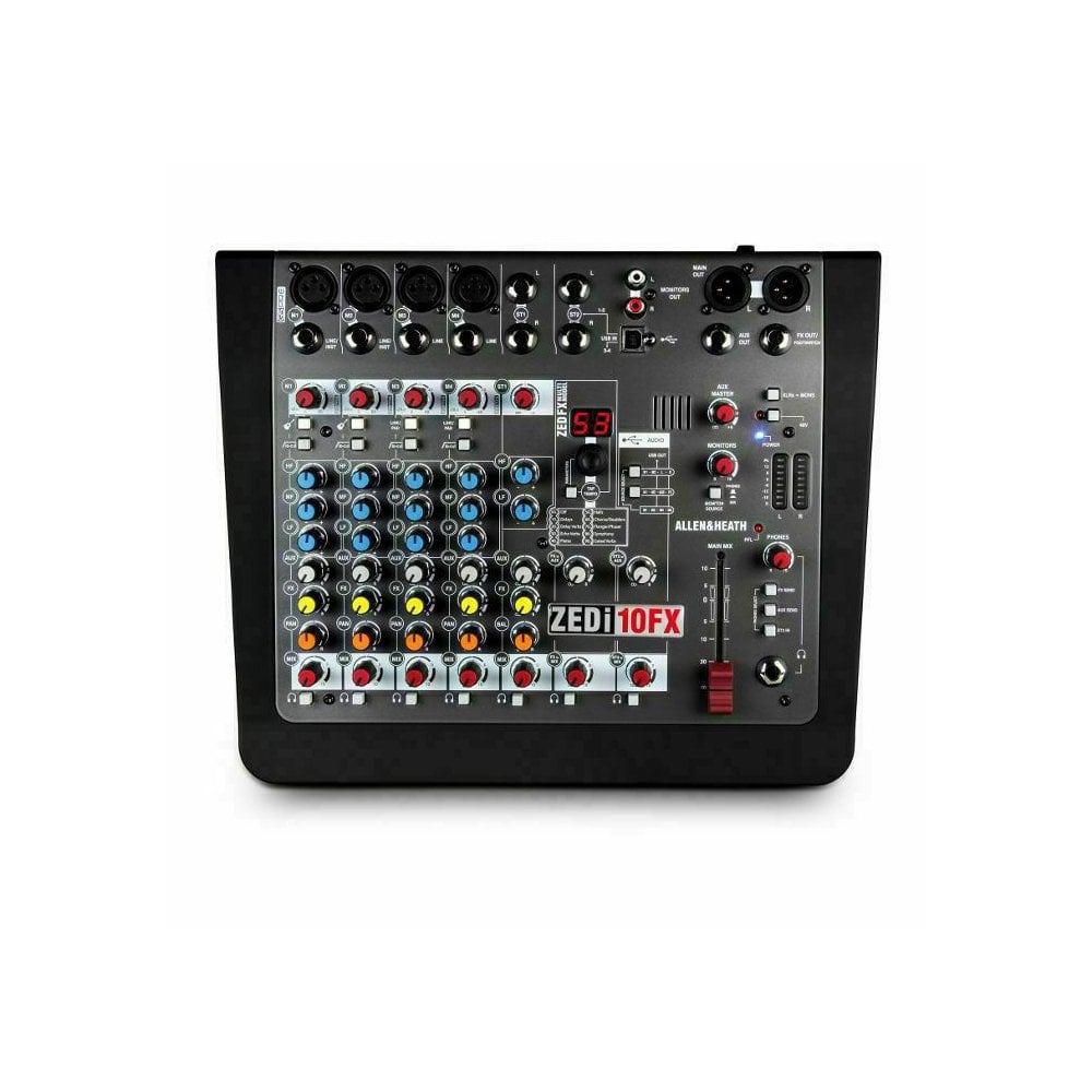 Allen & Heath ZEDi-10FX 4-Channel USB Mixing Desk 