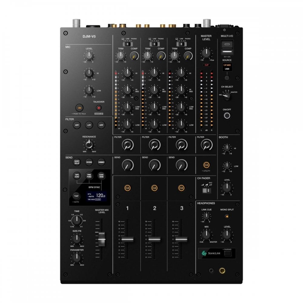 AlphaTheta DJM-V5 3-Channel DJ Mixer