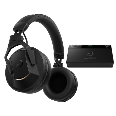 AlphaTheta HDJ-F10-TX Professional Wireless DJ Headphones with Transmitter