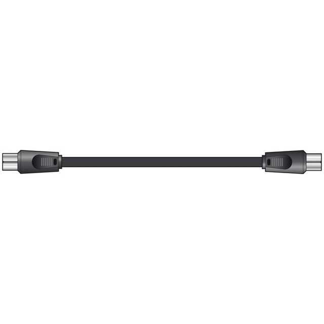 75 Ohms RG6 Coaxial Plug to Plug Leads 10m