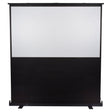 Portable Floor Standing Pull-up Projector Screen 80" 16:9
