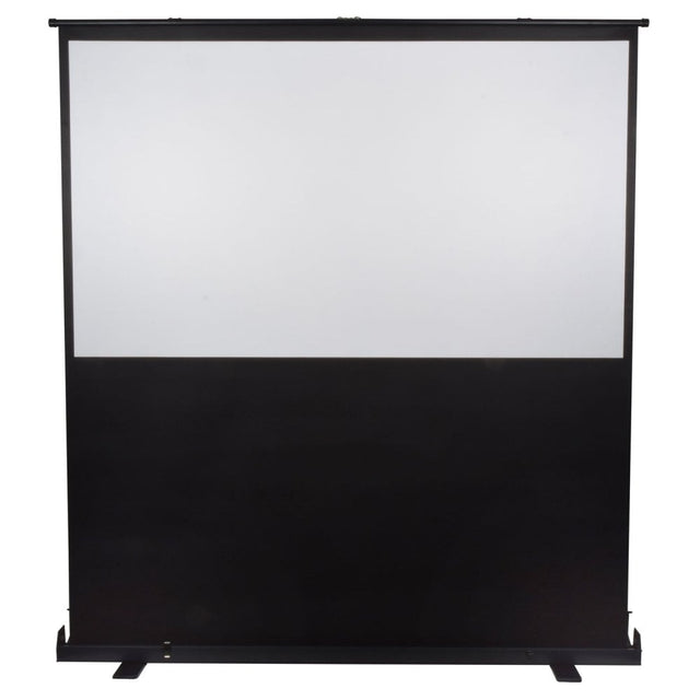Portable Floor Standing Pull-up Projector Screen 80" 16:9