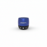 Blue xboom speaker clean white background
