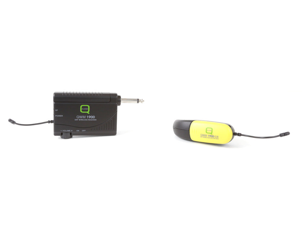 QWM 1900 GB UHF wireless body pack microphone system