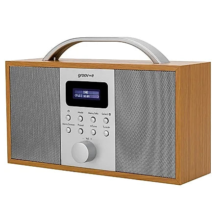 Wooden DAB & FM Radio with Bluetooth – Electronic Centre