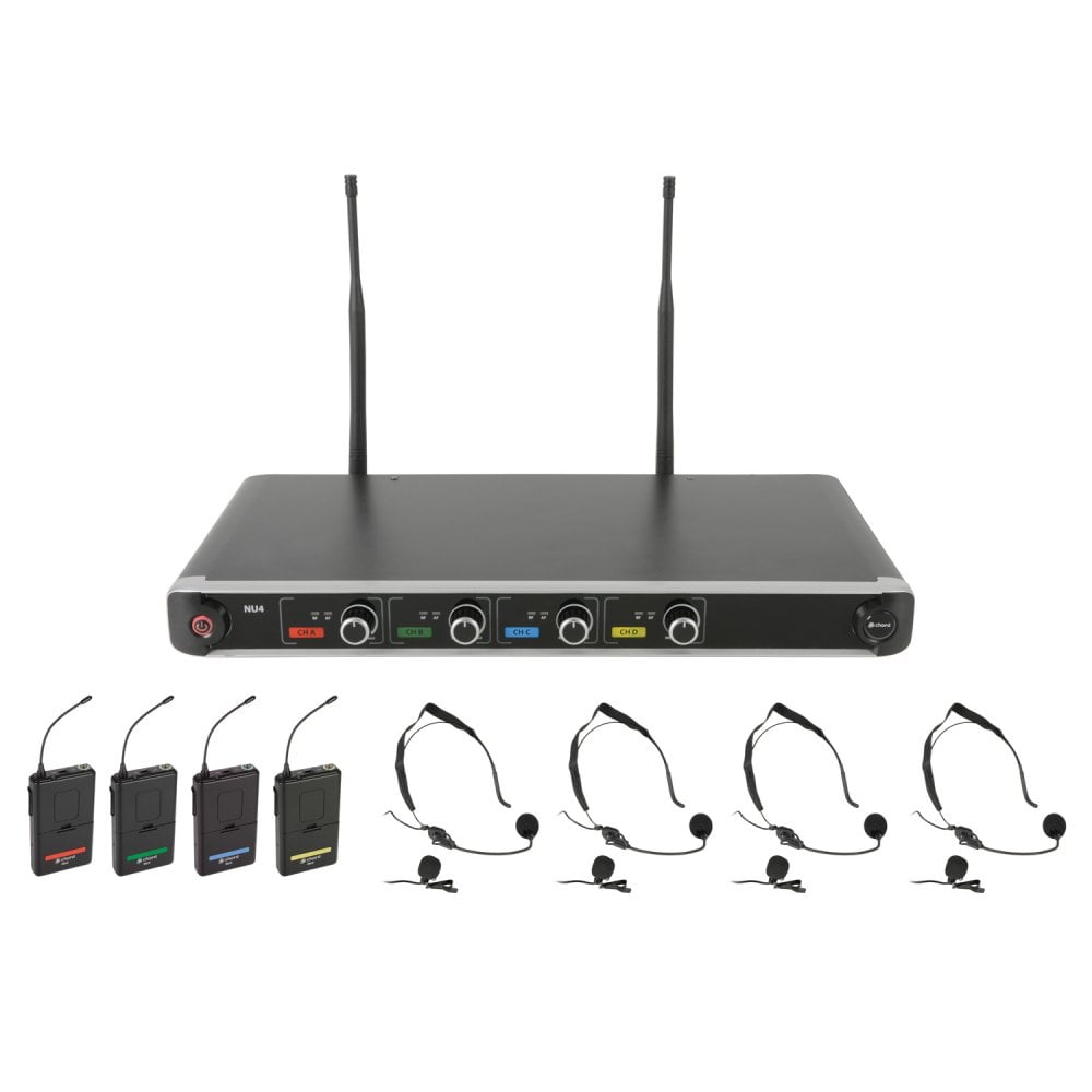 Chord Quad UHF Wireless Headset System