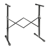 Adjustable stand for mixer or keyboard