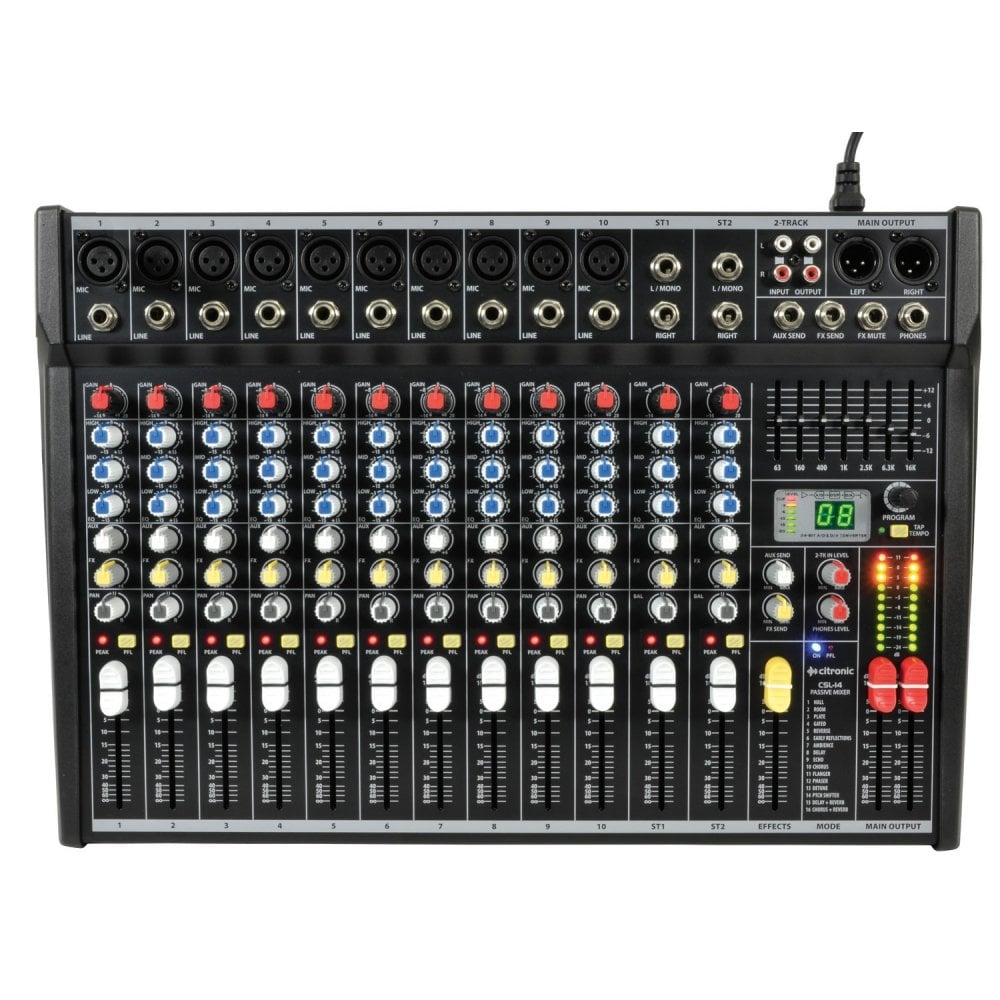Citronic CSL-14 Compact Mixing Console With DSP