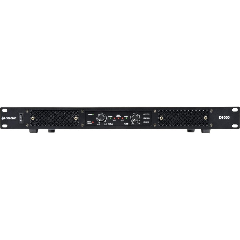 D1000 2 x 500Wrms Class-D Power Amplifier