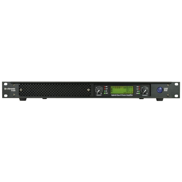 H1600 2 x 800W @ 2ohm, 1U Class-H Power Amplifier