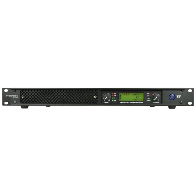H2400 2 x 1200W @ 2ohm, 1U Class-H Power Amplifier