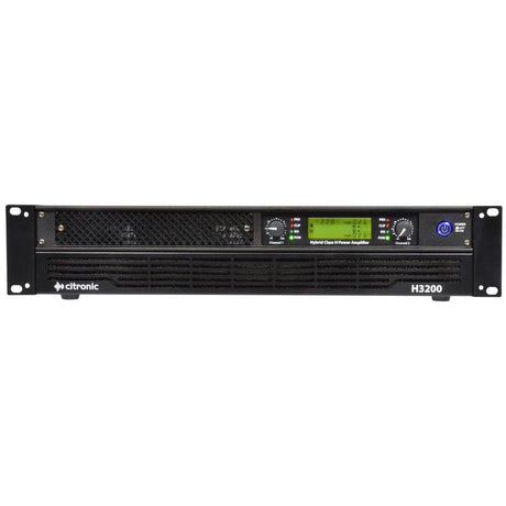 H3200 2 x 1600W @ 2ohm, 2U Class-H Power Amplifier