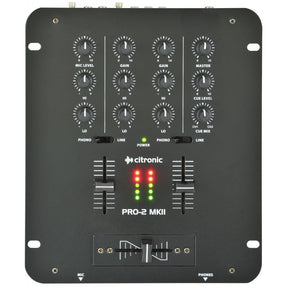 Citronic Pro 2 MKII 2 Channel DJ Mixer