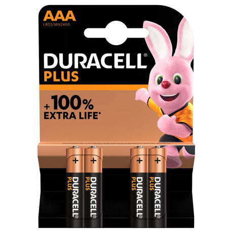 Duracell Plus AAA 4 Pack