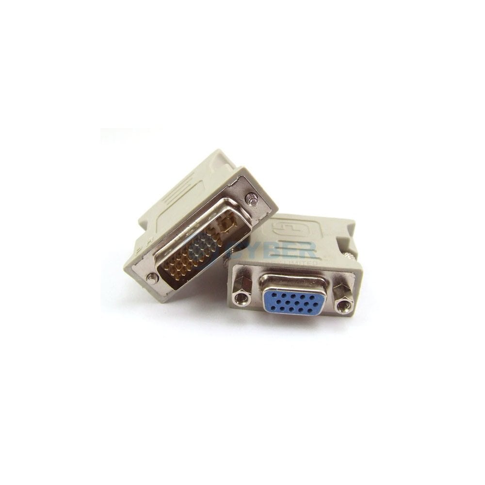 Dvi-I Dvi Male 24+1Pin to Vga Female Svga 15 Pin Converter