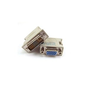Dvi-I Dvi Male 24+1Pin to Vga Female Svga 15 Pin Converter