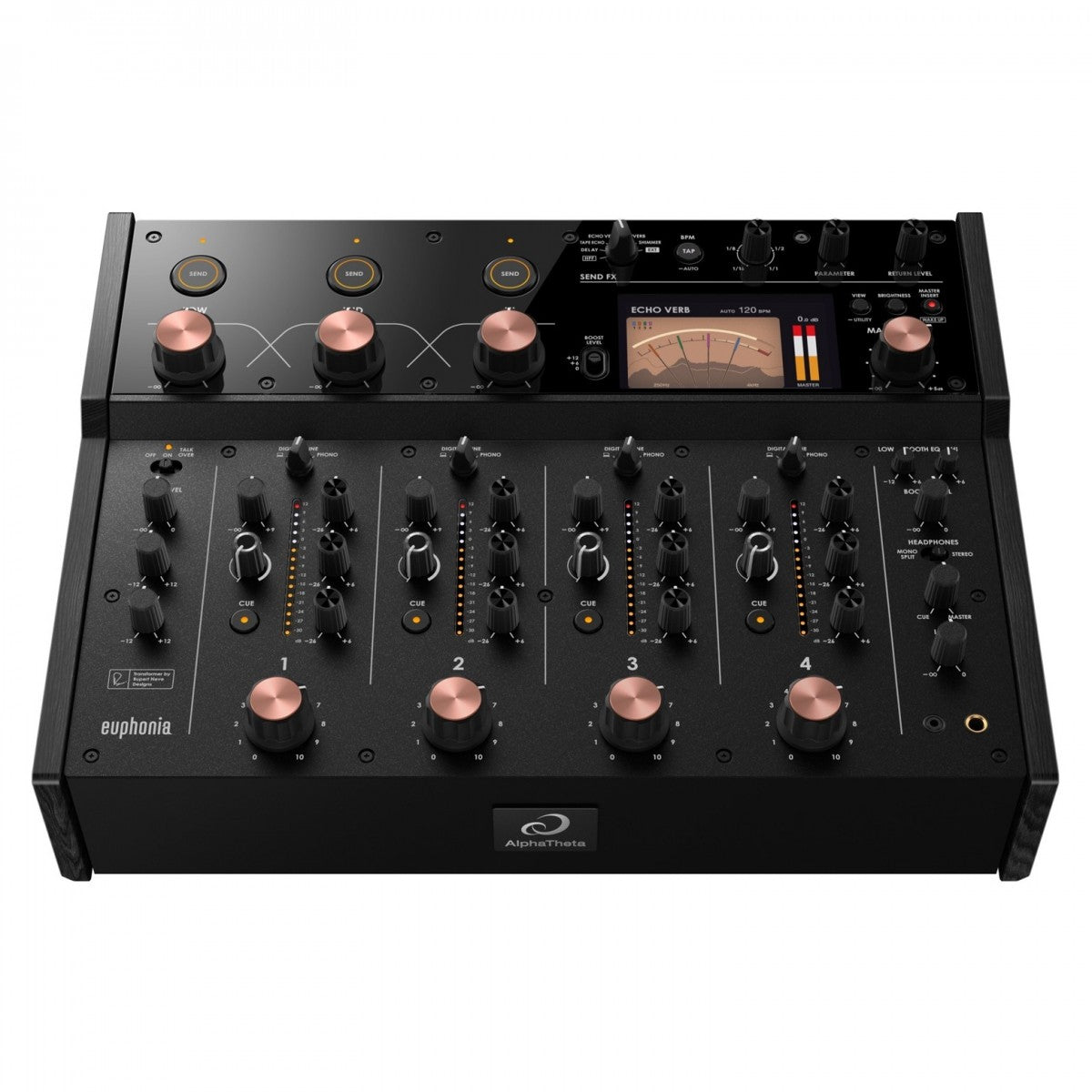 AlphaTheta Euphonia Professional 4-channel Rotary Mixer