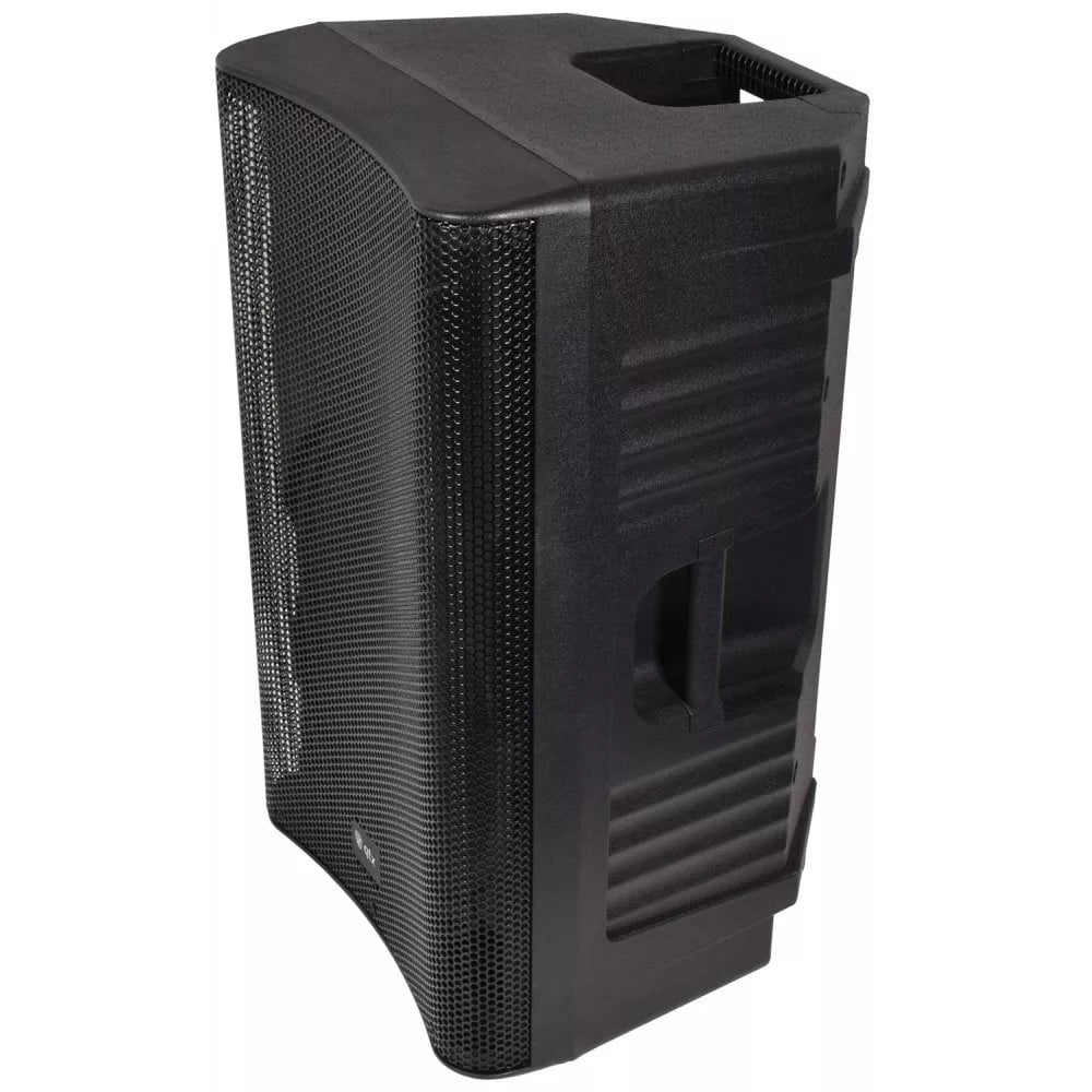 QTX QUEST-15A Active 15 Inch PA Speaker, 880W Peak, USB/SD/FM/BT Media Player, Class-AB Amplifier, Black