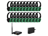 20 Way Silent Disco Bundle With Bluetooth Transmitter & Charger QSD-3PRO Bundle with 20 Headsets