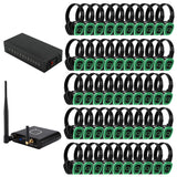 50 Way Silent Disco Bundle With Bluetooth Transmitter & Charger QSD-3PRO Bundle with 50 Headsets