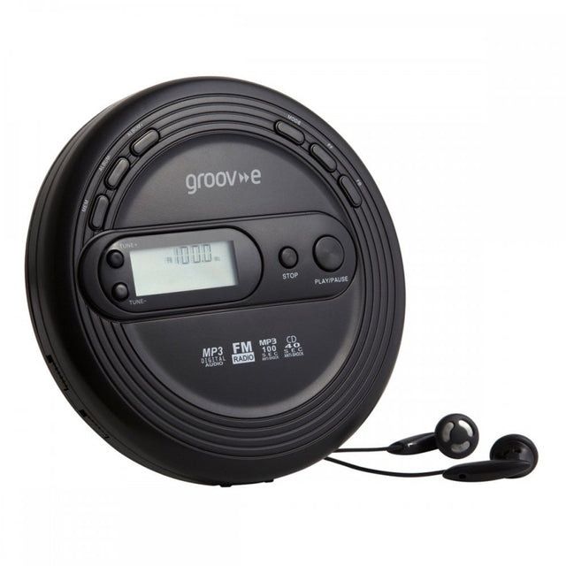 Groove Personal CD Player With FM Radio