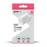 Groove Wall Charger USB-C Charger 20W