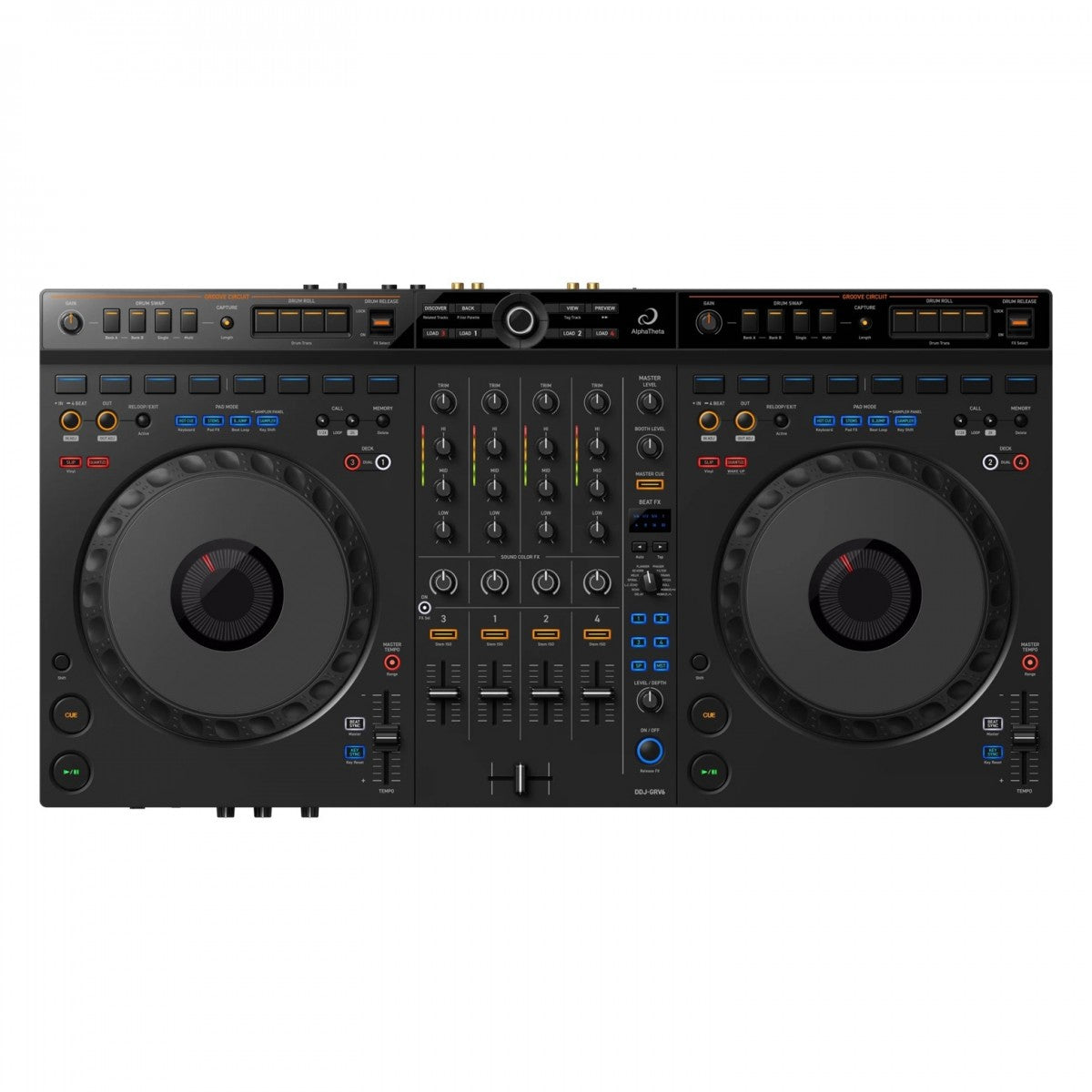 AlphaTheta DDJ-GRV6 DJ Controller & CTRL Case