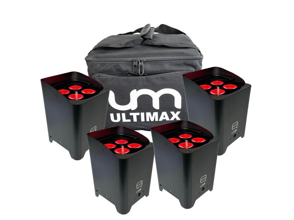 Q4IP+ Uplights with Carry Bag (Pack Of 4)