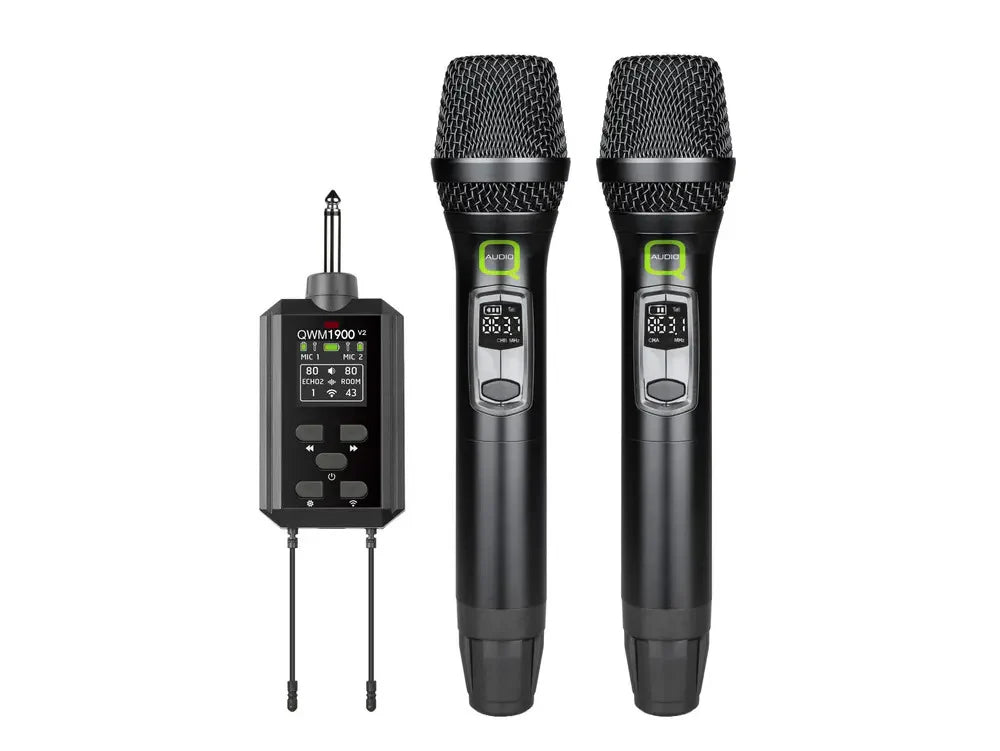 Q-Audio QWM1900HH V2 Dual Handheld System