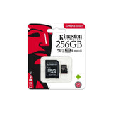 256GB Kingston Micro SD Card & Adapter 10