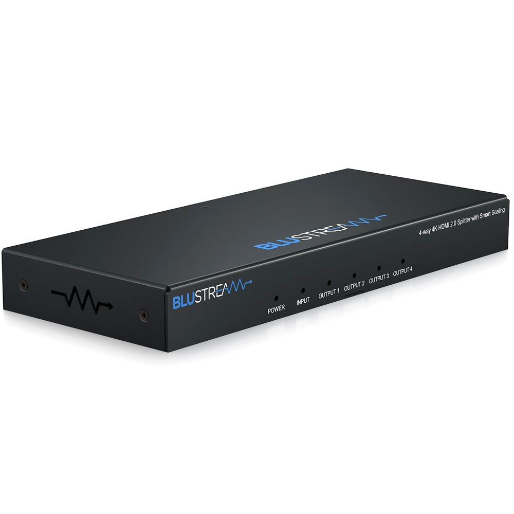 Blustream SP14CS HDMI Splitter, 4K, IN: 1x HDMI OUT: 4x HDMI / 1x Jack, HDCP, Downscaler