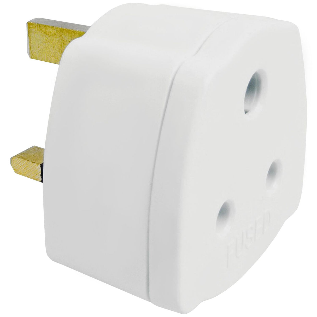 India to UK Plug Travel Adaptor, White