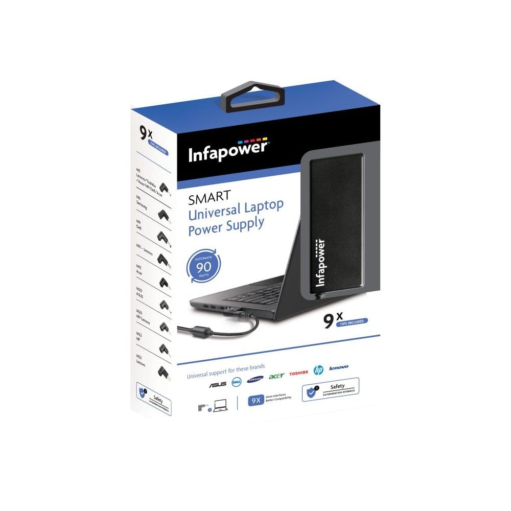 Infapower 90 Watt Universal Laptop Power Supply