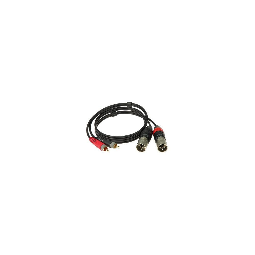 Klotz 2 Phono - 2 Male XLR 6 Metre