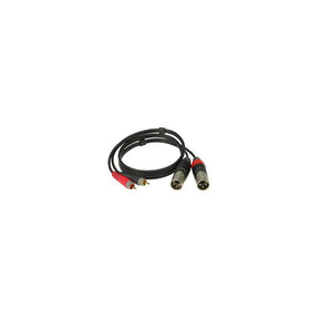 Klotz 2 Phono - 2 Male XLR 6 Metre